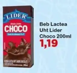 Chama Supermercados Beb Lactea Uht Lider Choco oferta