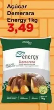 Chama Supermercados Açúcar Demerara Energy oferta
