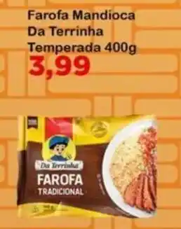 Chama Supermercados Farofa mandioca da terrinha temperada oferta
