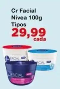 Chama Supermercados Cr Facial Nivea 100g oferta