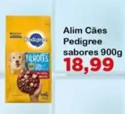 Chama Supermercados Alim Cães Pedigree sabores oferta