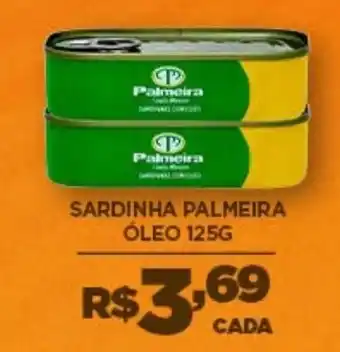 DB Supermercados Sardinha palmeira óleo oferta