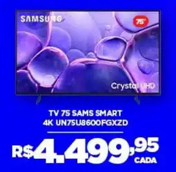 DB Supermercados tv 75 sams smart oferta