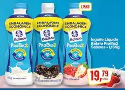 Rede Supermarket Iogurte Líquido Batavo ProBio2 Sabores oferta