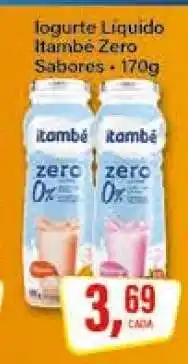 Rede Supermarket Iogurte Líquido Itambé Zero Sabores oferta