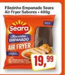 Rede Supermarket Filezinho Empanado Seara Air Fryer Sabores oferta