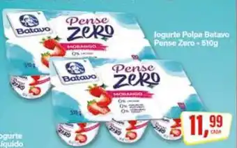 Rede Supermarket Iogurte Polpa Batavo Pense Zero - 510g oferta