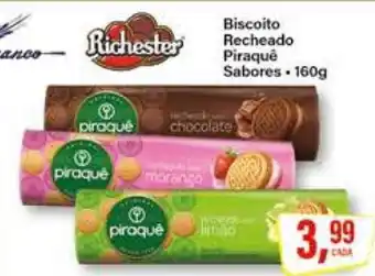 Rede Supermarket Biscoito Recheado Piraquê Sabores oferta