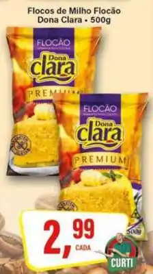 Rede Supermarket Flocos de Milho Flocão Dona Clara - 500g oferta