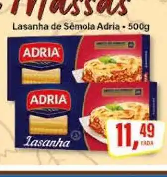 Rede Supermarket Lasanha de Sêmola Adria oferta
