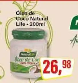 Rede Supermarket Óleo de Coco Natural Life oferta