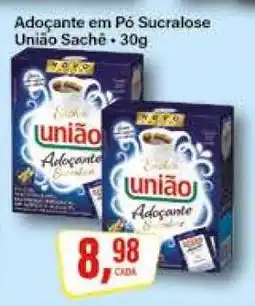Rede Supermarket Adoçante em Pó Sucralose União Sachê oferta