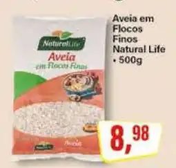 Rede Supermarket Aveia em Flocos Finos Natural Life oferta