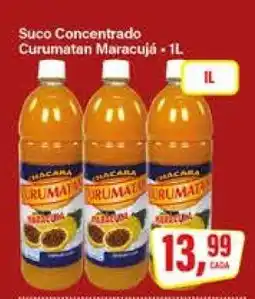 Rede Supermarket Suco Concentrado Curumatan Maracujá oferta