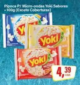 Rede Supermarket Pipoca P/ Micro-ondas Yoki Sabores oferta