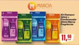 Rede Supermarket Kit Shampoo 325ml + Condicionador 200ml Márcia Fragrâncias oferta