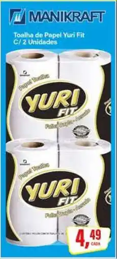 Rede Supermarket Toalha de Papel Yuri Fit C/ 2 Unidades oferta
