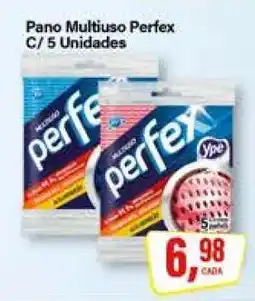 Rede Supermarket Pano Multiuso Perfex C/ 5 Unidades oferta