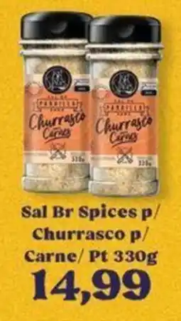 Supermercados Tauste Sal Br Spices p/ Churrasco p/ Carne oferta