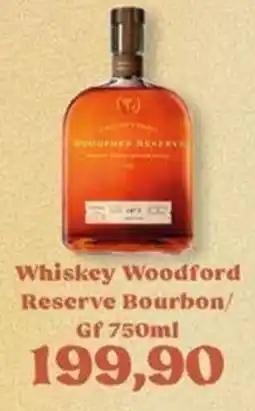 Supermercados Tauste Whiskey Woodford Reserve Bourbon oferta