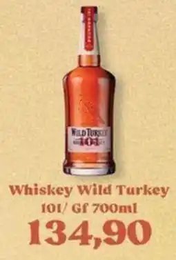 Supermercados Tauste Whiskey wild turkey oferta