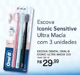 Bistek Supermercados Escova Iconic Sensitive Ultra Macia oferta