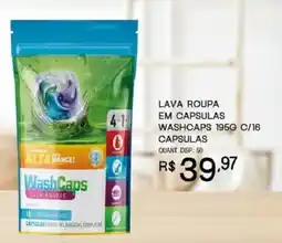 Bistek Supermercados WashCaps lava-roupas oferta
