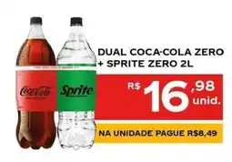 Bistek Supermercados Dual coca-cola zero + sprite zero oferta
