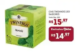 Bistek Supermercados Chá twinings 15g sabores oferta