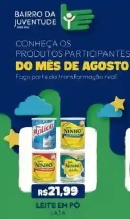 Bistek Supermercados Leite em pó lata oferta