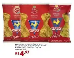 Bistek Supermercados Macarrão de sêmola galo especiais oferta