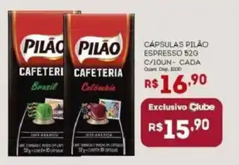 Bistek Supermercados Cápsulas pilão espresso oferta