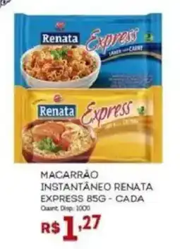 Bistek Supermercados Macarrão instantâneo renata express oferta