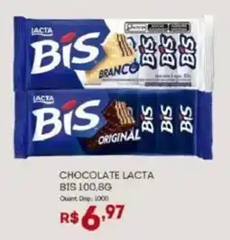 Bistek Supermercados Chocolate lacta bis 100,8g oferta