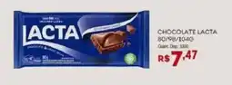 Bistek Supermercados Chocolate lacta oferta