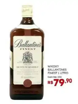 Bistek Supermercados Whisky ballantines finest 1 litro oferta