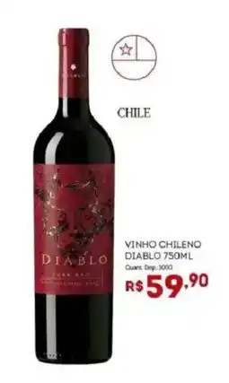 Bistek Supermercados vinho chileno diablo oferta