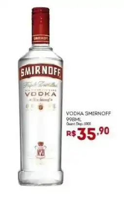 Bistek Supermercados vodka smirnoff oferta