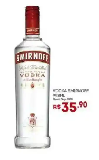 Bistek Supermercados vodka smirnoff oferta