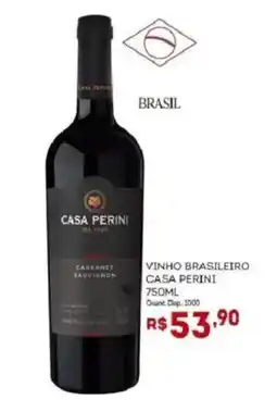Bistek Supermercados vinho brasileiro casa perini oferta