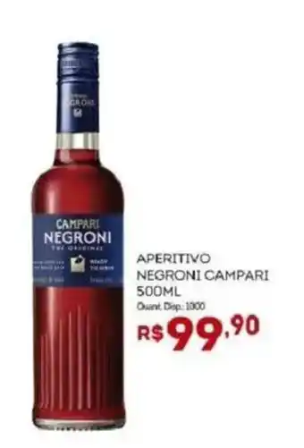 Bistek Supermercados Aperitivo negroni campari oferta