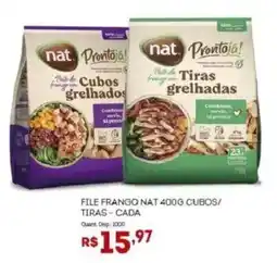 Bistek Supermercados File frango nat cubos/tiras - cada oferta