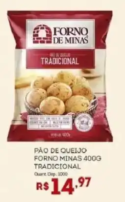 Bistek Supermercados Pão de queijo forno minas tradicional oferta