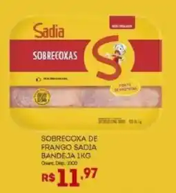 Bistek Supermercados Sobrecoxa de frango sadia oferta