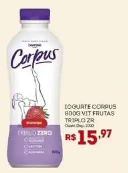 Bistek Supermercados Iogurte corpus vit frutas oferta