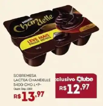 Bistek Supermercados Sobremesa lactea chandelle oferta