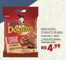 Bistek Supermercados Biscoito doguitos 65g oferta