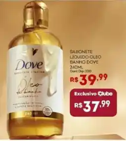 Bistek Supermercados Sabonete liquido oleo banho dove oferta