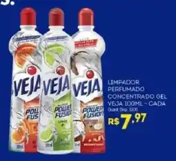 Bistek Supermercados Limpador perfumado concentrado gel veja oferta