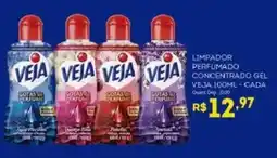 Bistek Supermercados Limpador perfumado concentrado gel veja oferta